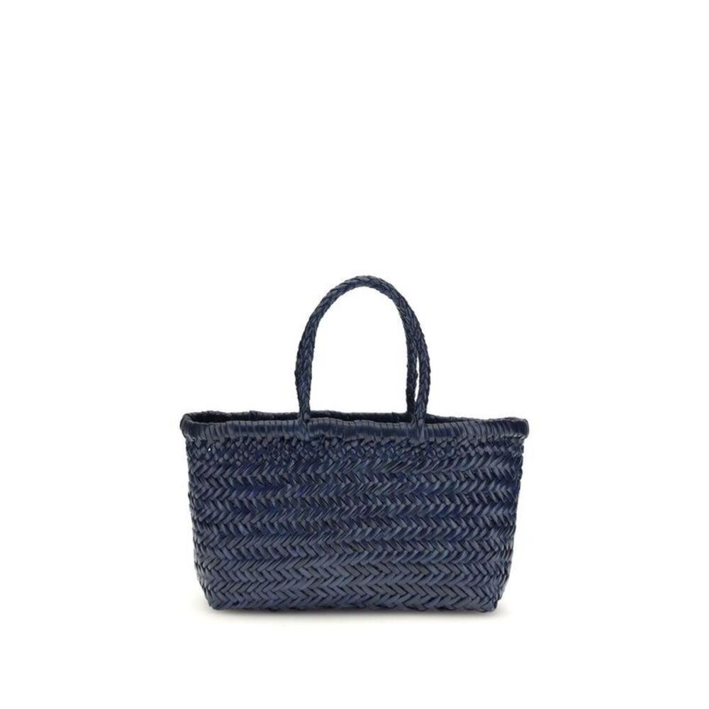 Dragon Diffusion Buffalo Leather Handbag with Top Handle Design Women Blue
